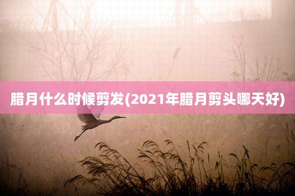 腊月什么时候剪发(2021年腊月剪头哪天好)