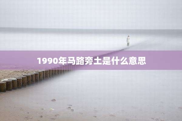 1990年马路旁土是什么意思