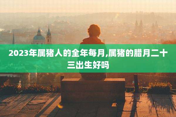 2023年属猪人的全年每月,属猪的腊月二十三出生好吗