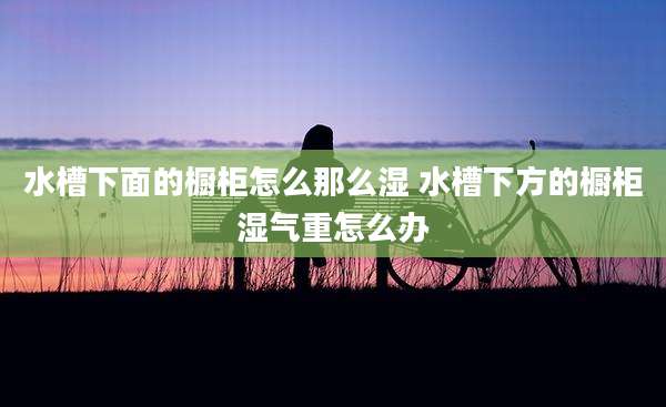 水槽下面的橱柜怎么那么湿 水槽下方的橱柜湿气重怎么办