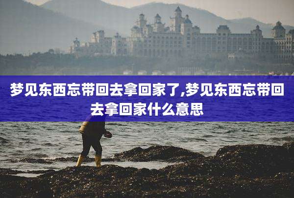 梦见东西忘带回去拿回家了,梦见东西忘带回去拿回家什么意思