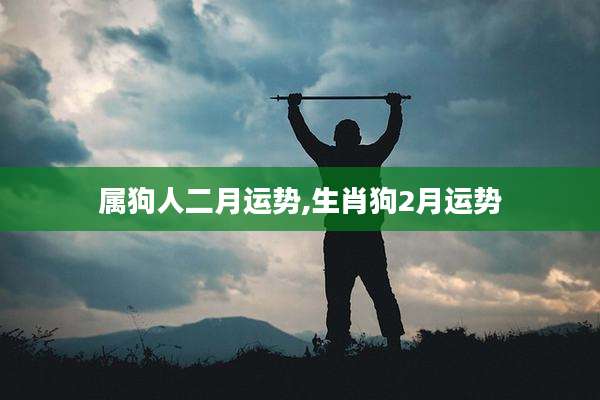 属狗人二月运势,生肖狗2月运势