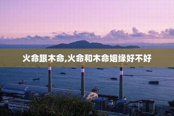 火命跟木命,火命和木命姻缘好不好