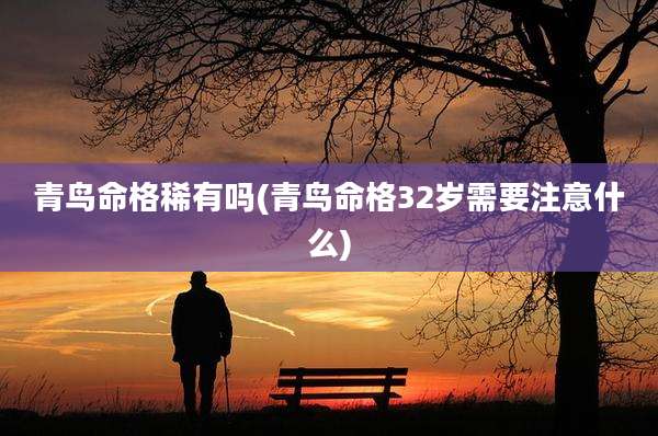 青鸟命格稀有吗(青鸟命格32岁需要注意什么)