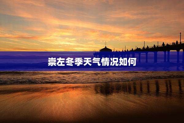 崇左冬季天气情况如何