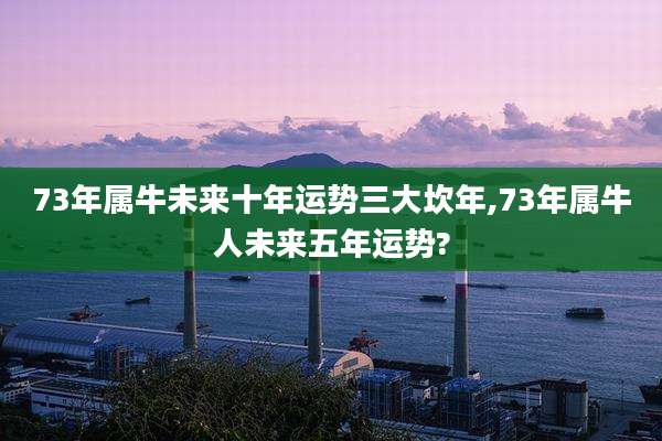73年属牛未来十年运势三大坎年,73年属牛人未来五年运势?
