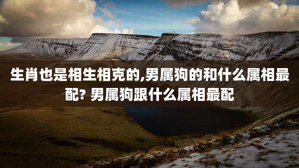 生肖也是相生相克的,男属狗的和什么属相最配? 男属狗跟什么属相最配