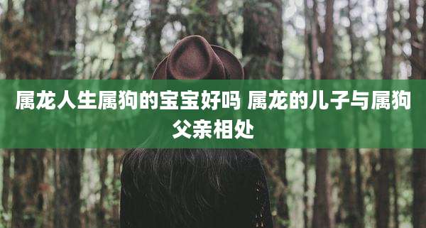 属龙人生属狗的宝宝好吗 属龙的儿子与属狗父亲相处