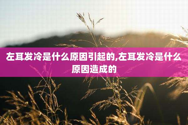 左耳发冷是什么原因引起的,左耳发冷是什么原因造成的