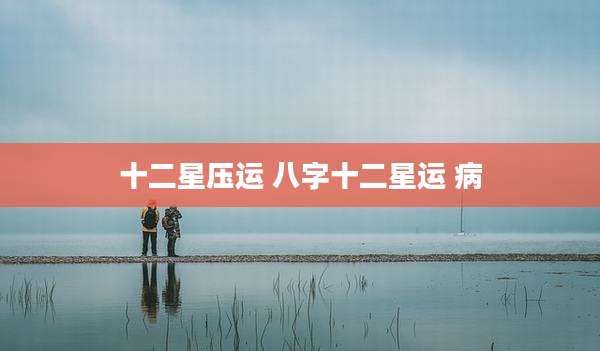 十二星压运 八字十二星运 病