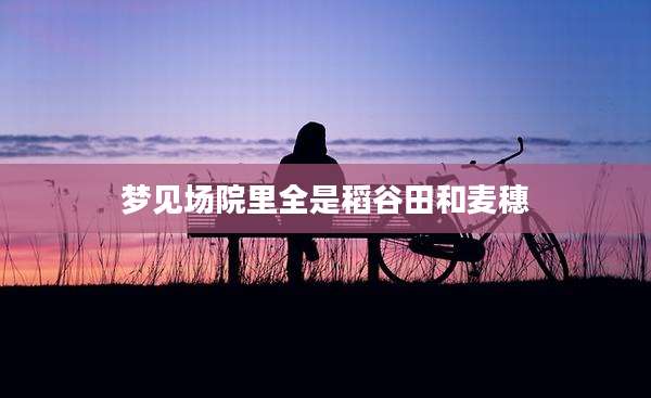 梦见场院里全是稻谷田和麦穗