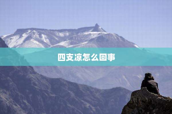 四支凉怎么回事