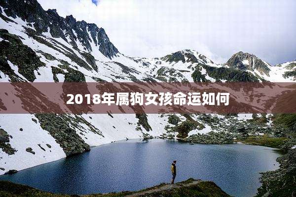 2018年属狗女孩命运如何