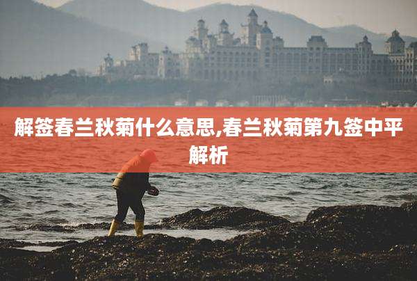 解签春兰秋菊什么意思,春兰秋菊第九签中平解析