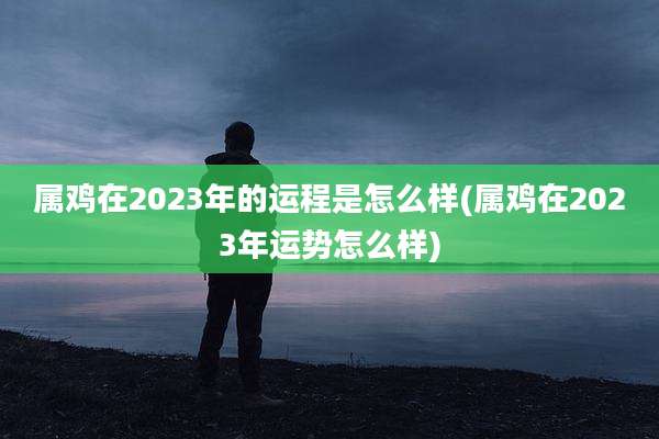 属鸡在2023年的运程是怎么样(属鸡在2023年运势怎么样)