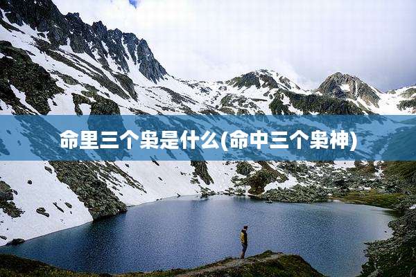 命里三个枭是什么(命中三个枭神)