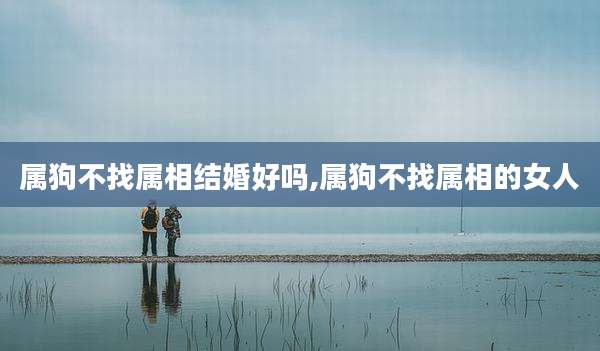 属狗不找属相结婚好吗,属狗不找属相的女人