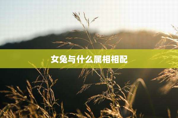 女兔与什么属相相配