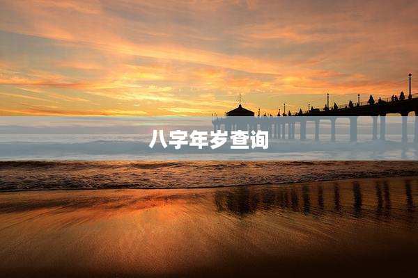 八字年岁查询