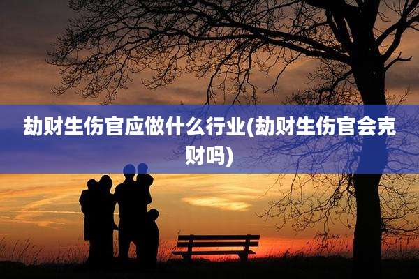 劫财生伤官应做什么行业(劫财生伤官会克财吗)