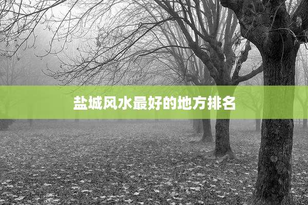 盐城风水最好的地方排名