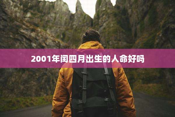 2001年闰四月出生的人命好吗