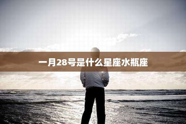一月28号是什么星座水瓶座
