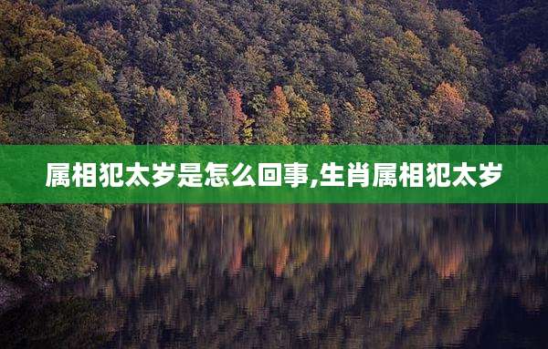属相犯太岁是怎么回事,生肖属相犯太岁