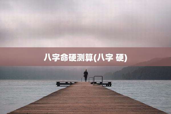 八字命硬测算(八字 硬)