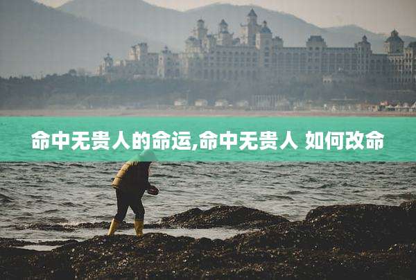 命中无贵人的命运,命中无贵人 如何改命