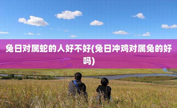 兔日对属蛇的人好不好(兔日冲鸡对属兔的好吗)