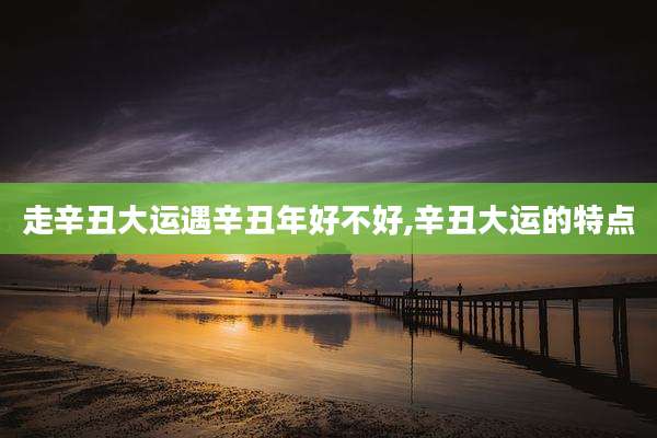 走辛丑大运遇辛丑年好不好,辛丑大运的特点