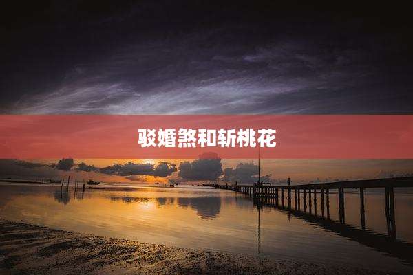 驳婚煞和斩桃花