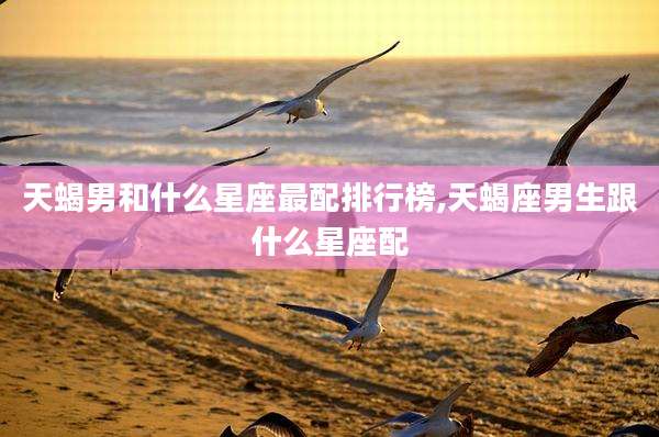天蝎男和什么星座最配排行榜,天蝎座男生跟什么星座配