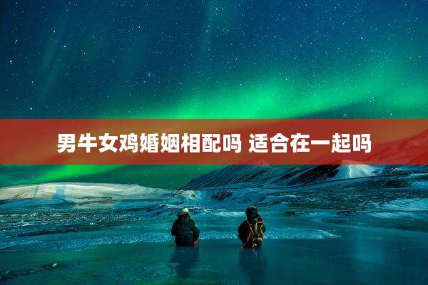 男牛女鸡婚姻相配吗 适合在一起吗