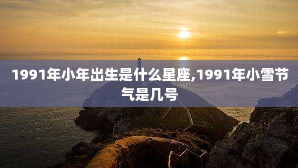 1991年小年出生是什么星座,1991年小雪节气是几号