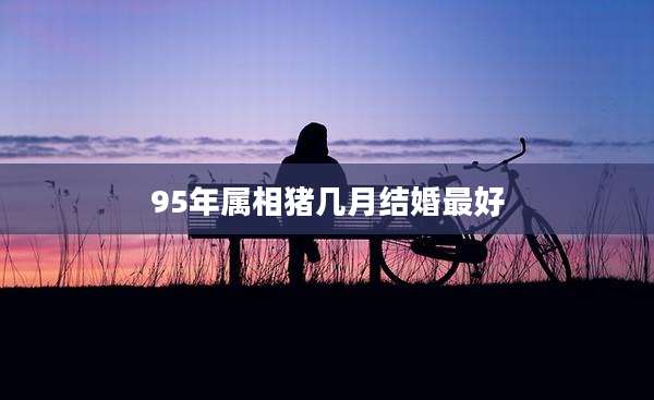 95年属相猪几月结婚最好