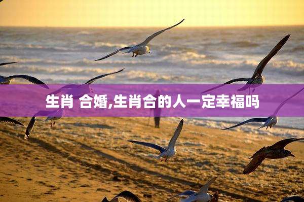 生肖 合婚,生肖合的人一定幸福吗