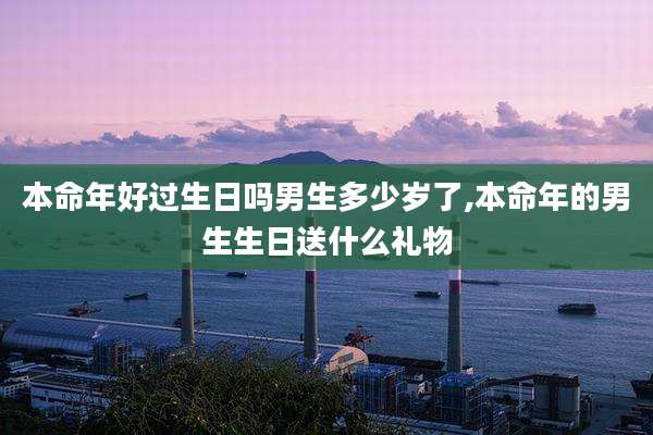 本命年好过生日吗男生多少岁了,本命年的男生生日送什么礼物