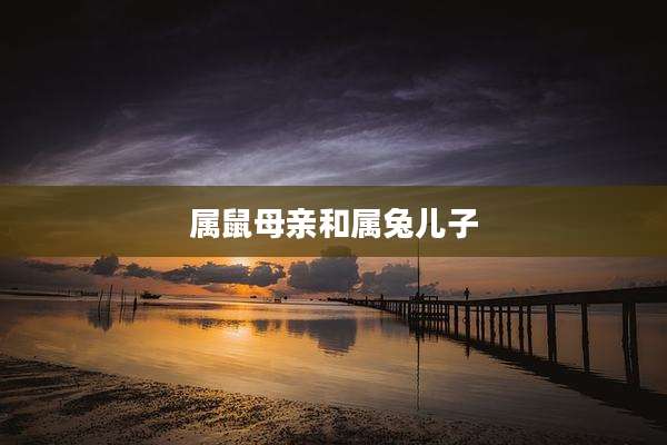 属鼠母亲和属兔儿子