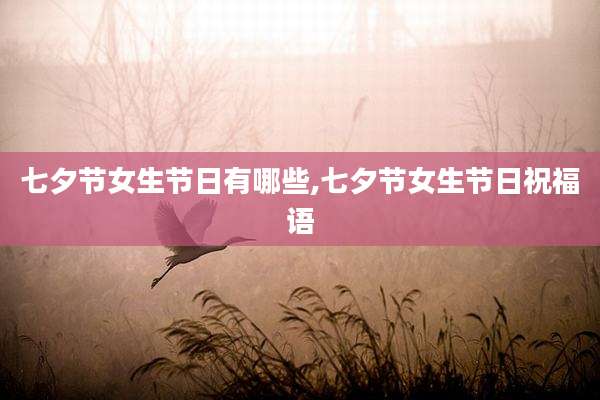 七夕节女生节日有哪些,七夕节女生节日祝福语