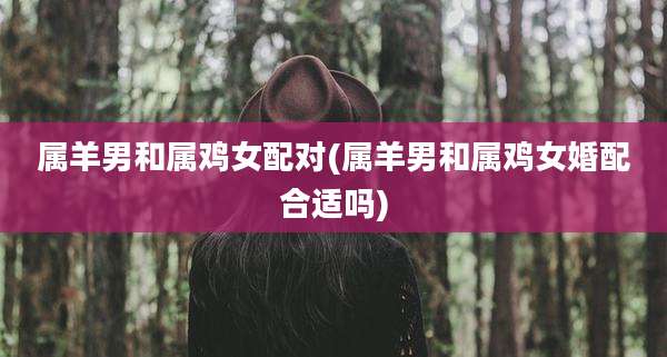 属羊男和属鸡女配对(属羊男和属鸡女婚配合适吗)