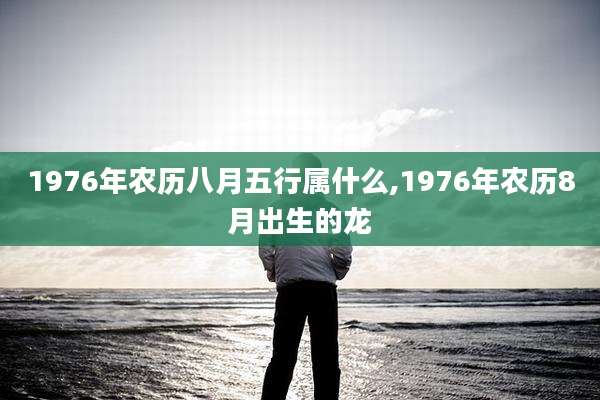 1976年农历八月五行属什么,1976年农历8月出生的龙