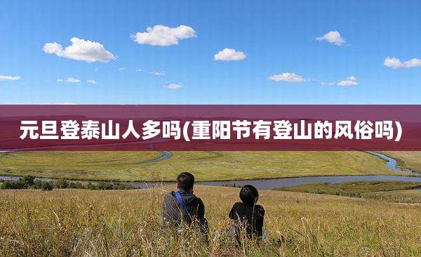 元旦登泰山人多吗(重阳节有登山的风俗吗)