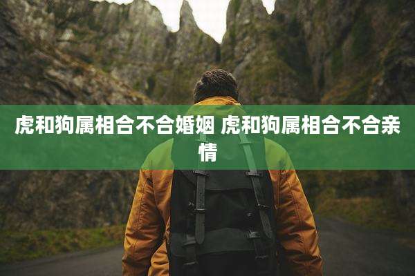 虎和狗属相合不合婚姻 虎和狗属相合不合亲情