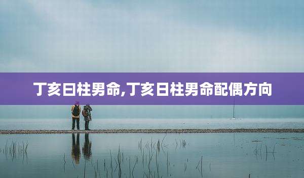 丁亥曰柱男命,丁亥日柱男命配偶方向