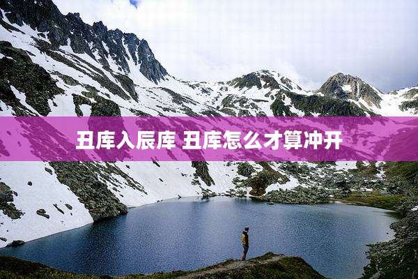 丑库入辰库 丑库怎么才算冲开
