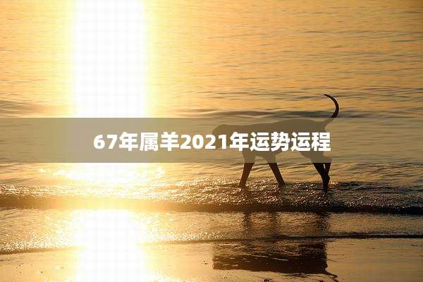 67年属羊2021年运势运程
