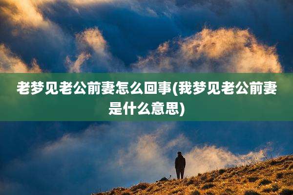 老梦见老公前妻怎么回事(我梦见老公前妻是什么意思)