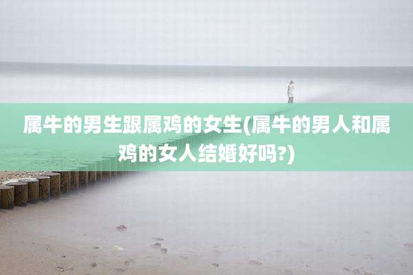 属牛的男生跟属鸡的女生(属牛的男人和属鸡的女人结婚好吗?)